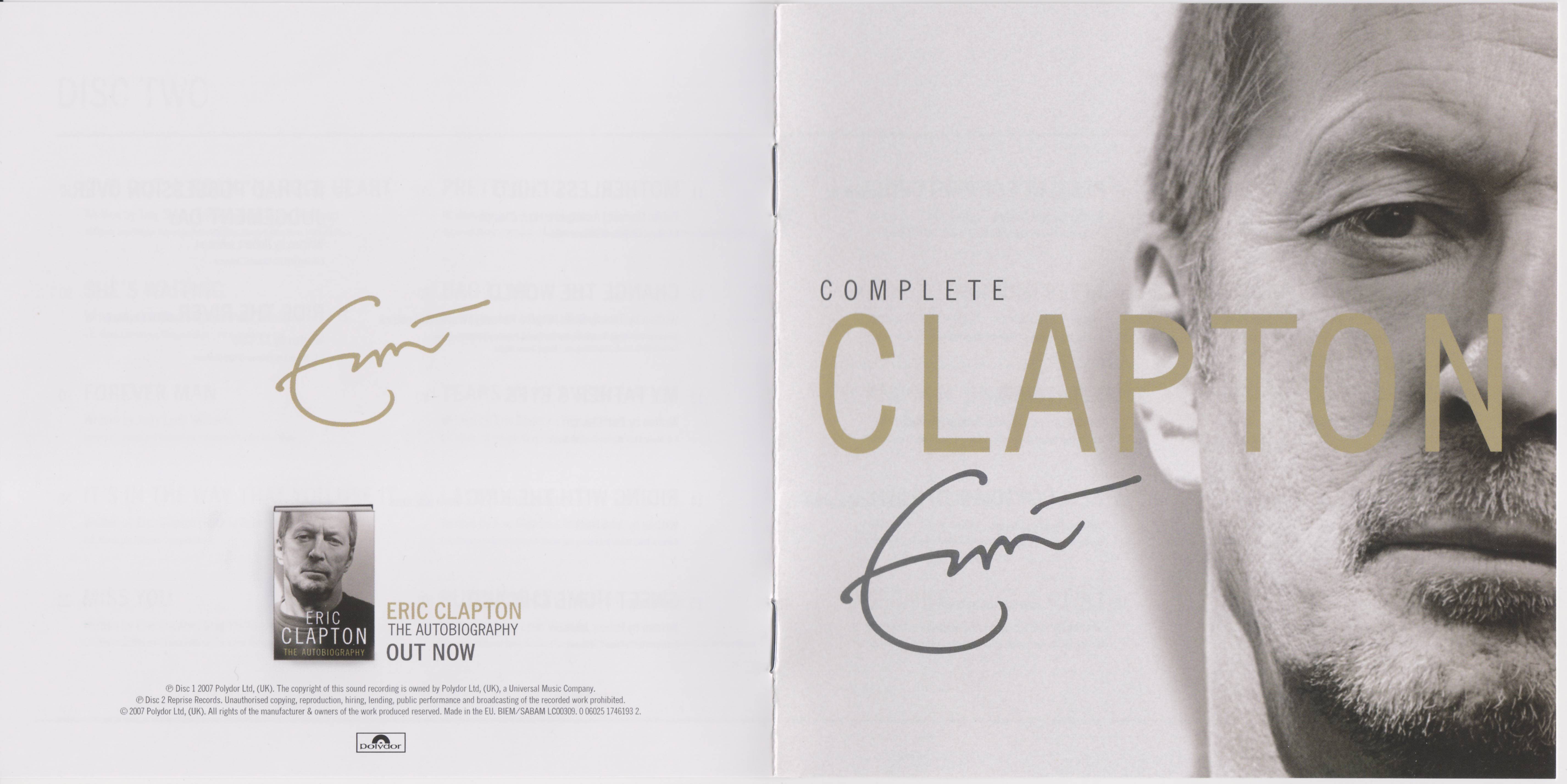 Eric Clapton Complete Clapton [vkandin uk]